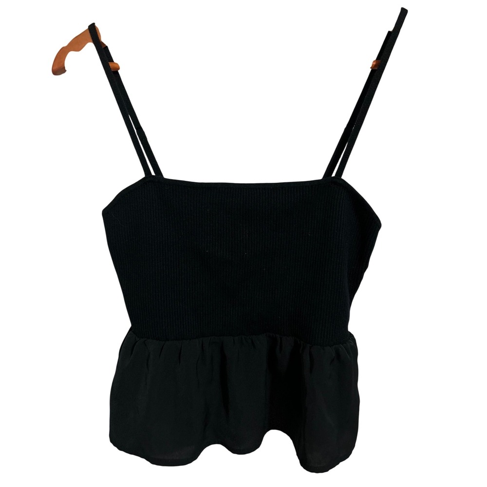 Abercrombie & Fitch Cropped Spaghetti Strap Tank Upper Part Sweater‎ Size Medium